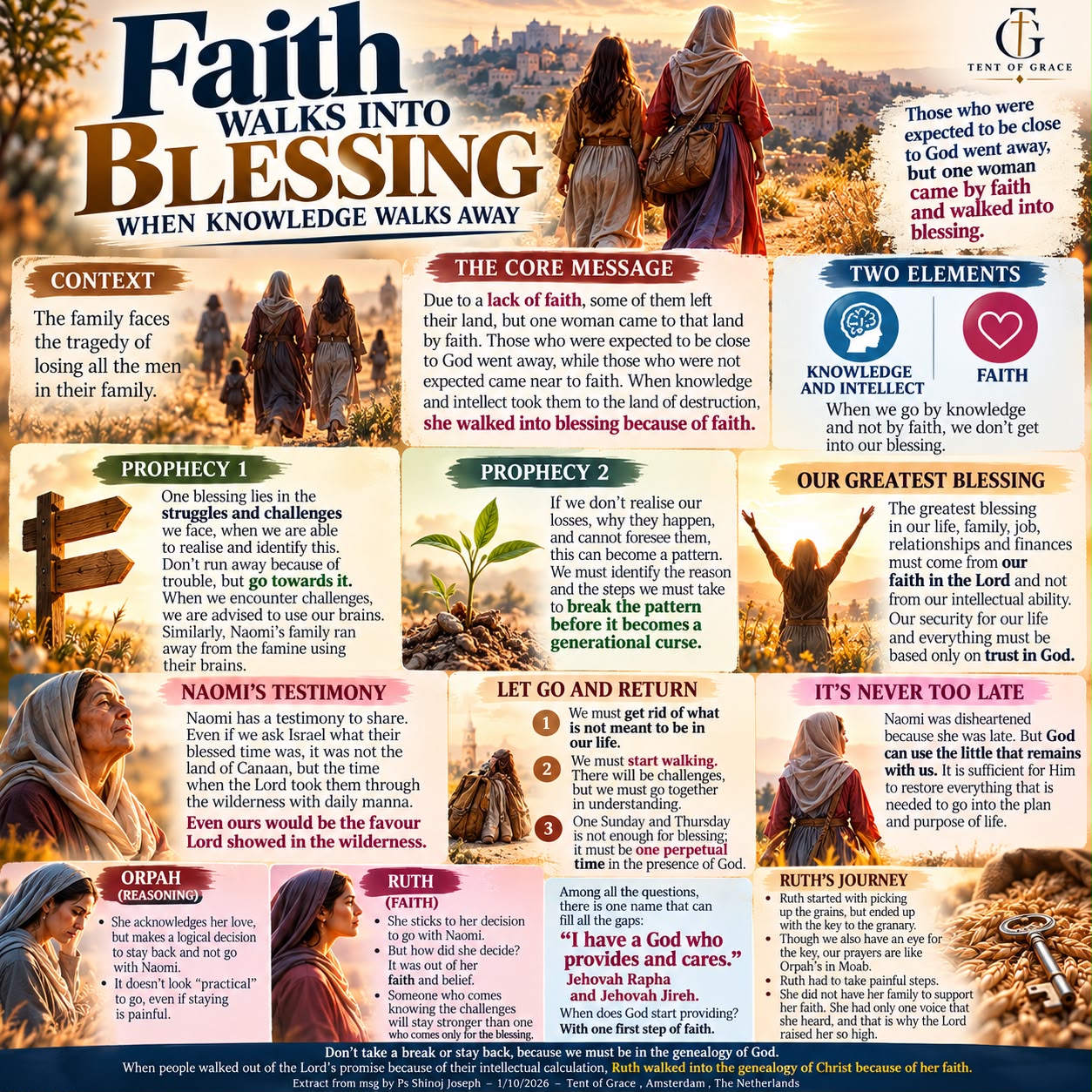 Faith takes us into Blessing